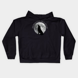 Be Strong As A Wolf Kids Hoodie